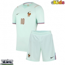 France Kylian Mbappe #10 Replica Away Minikit World Cup 2026 Short Sleeve (+ pants)
